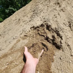 Topsoil - Screened sandy loam soil, sand & compost